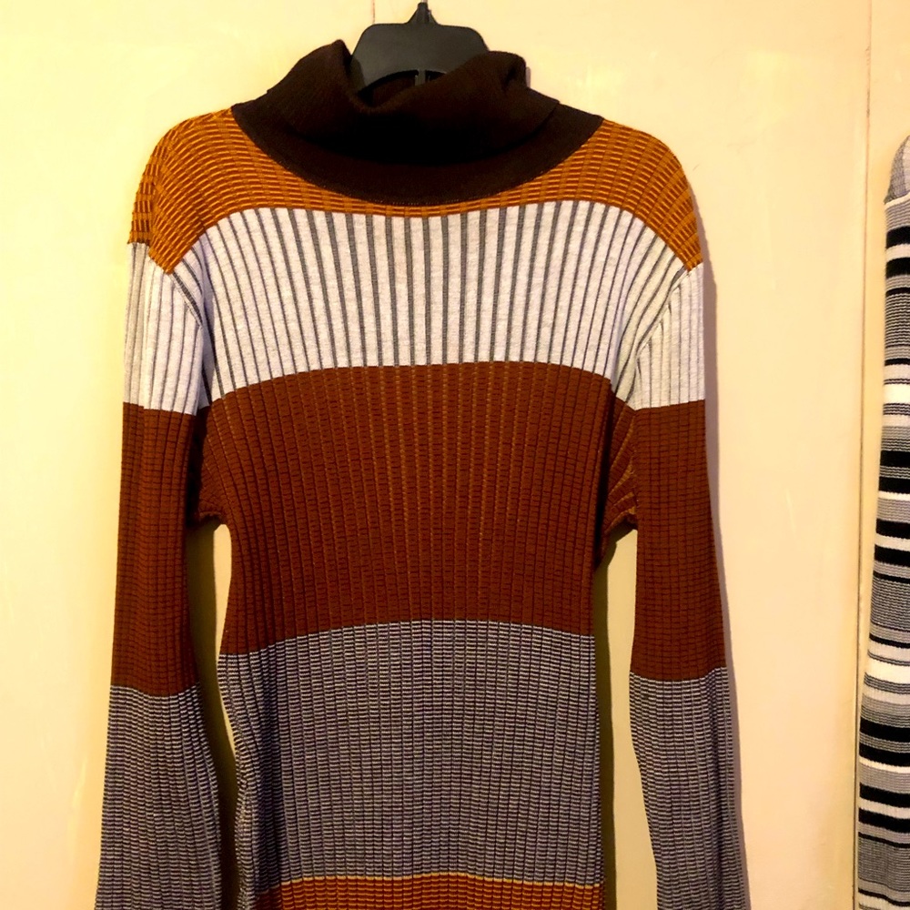 Women’s Size 2X Long Sleeved Sweater Dress! Cute Fall Colors!! Worn Once!!